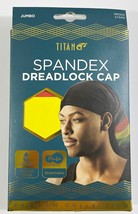Titan JUMBO Stripe Spandex Dreadlock Cap Stretchable Smooth Fabric Strip... - $184.76 MXN