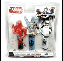 Star Wars The Last Jedi Dive Characters Swimming Pool Sticks/Set of 3- NIB - £12.46 GBP