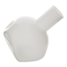 WHITE ABSTRACT VASE - $29.95