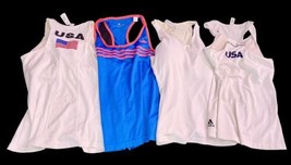 Lot Adidas Climalite Women Racerback Tank Top Tennis Athletic Activewear XS S - £20.07 GBP