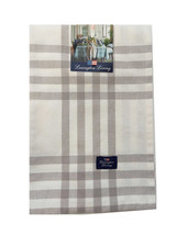 LEXINGTON Towel Kitchen Cooking Check Grey White Size 20&quot; X 20&quot; 201518007 - £19.09 GBP