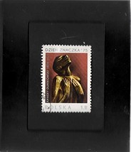 Tchotchke Stamp Art - Collectible Postage Stamp - Xawery Dunikowski Scul... - $9.75