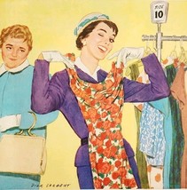 1958 Post Grape Nuts Cereal Advertisement Dick Sargent Fashion Art DWII14 - $556.74 MXN