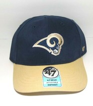 &#39;47 MVP NFL  Infant Los Angeles Rams Baseball Cap Hat Adjuster NWT - $10.62