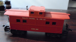 Vintage 1970s HO Scale Red Baltimore &amp; Ohio B&amp;O C1900 Caboose Car - $12.87