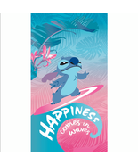 Stitch OVERSIZED Beach Towel Floral Happiness 40 x 72 - £20.16 GBP