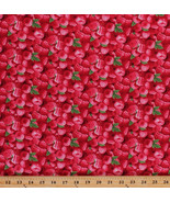 Cotton Raspberries Raspberry Fruit Food Berries Cotton Fabric Print Bty ... - £21.96 GBP