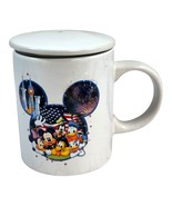 Disney Jerry Leigh Mickey Mouse Ceramic Mug With Lid Collectible Magic K... - $14.01