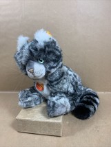 RARE - Steiff Knopf Im Ohr Original 075155 Black White Cat - Tags Intact - £62.92 GBP