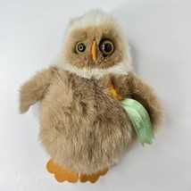 Dakin 1990 Owl Plush Stuffed Animal Vintage First Class Grad Ribbon With Tags 7&quot; - £13.35 GBP