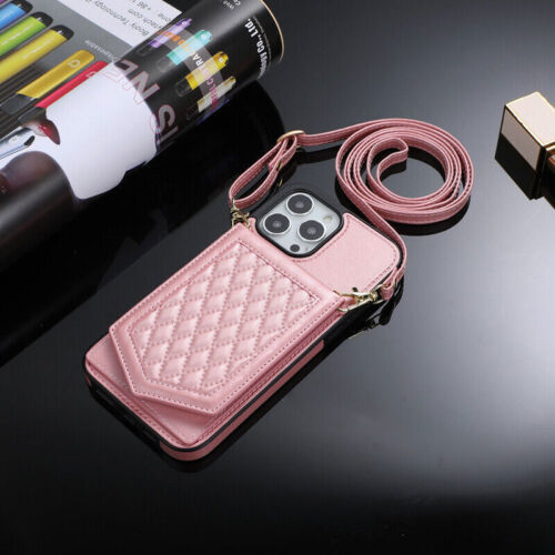 Leather Wallet Flip back Case For iPhone 14 13 Pro Max 12 11 XR 6 7 8+