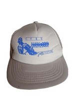 Rare Vintage Trucker Hat Cap 1980s 1989 Dixie Jazz Festival Santa Rosa Snapback - £26.58 GBP