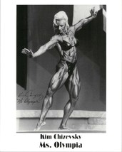 Kim Chizevsky Signed Autographed &quot;Ms. Olympia&quot; Glossy 8x10 Photo - £10.17 GBP