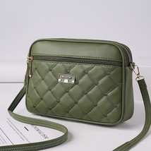 2023  Lattice PU Leather Women&#39;s Handbags Famous  Designer  Cross Body Large Bag - £54.46 GBP