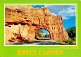 Postcard  Utah Bryce Canyon National Park Red Canyon Highway Tunnel Unpo... - $5.86