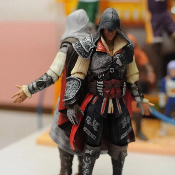Assassin Creed Action Figure Connor Ezio 18cm Figuras Toys Neca Game Figurine - £31.70 GBP