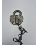 Vtg Adlake AT &amp; SFRY-S Railway Padlock Adlake Railroad Lock Antique RR - $541.77 MXN