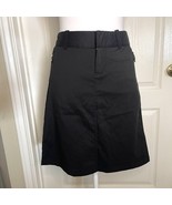 The North Face Skirt Womens 4 Black Athletic Golf Preppy Stretch Zipper ... - $29.99