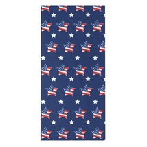Mondxflaur American Flag Stars Hand Towels for Bathroom Hair Absorbent 14x29 Inc - £10.41 GBP