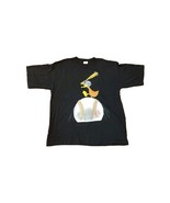1993 Duck Head Duck Baseball Shirt Mens XL Black Two Sided Print T Shirt  - $61.44 CAD