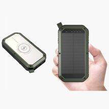 COLOR: GREEN - Sun Chaser Mini Solar Powered Wireless Phone Charger 10,0... - $93.56