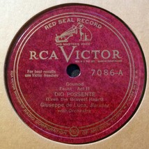 Giuseppe de Luca 12&quot; 78 RPM - Gounod Dio Possente / Verdi Di Provenza Il Mar - £10.99 GBP