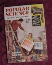 POPULAR SCIENCE magazine April 1952 Wilbur Shaw Chevrolet Arthur C. Clark - £6.82 GBP