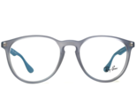 Ray-Ban Eyeglasses Frames RB7046 5484 Blue Iridescent Round Rubberized 5... - $55.88