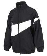 Nike Sportswear Oversized Woven Jacket Women&#39;s Top AsiaFit Black NWT HV4... - $132.65