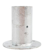 Chain Link 1 5/8&quot; Floor Mount FLANGE fits 1 5/8&quot; OD Pole Post Galvanized... - $41.92