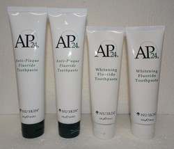 Two pack: Nu Skin Nuskin AP 24 Whitening &amp; Anti-Plaque Fluoride Toothpaste x2 - £44.66 GBP