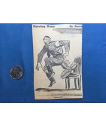 World War 2 WW2 Comic Sketch ORIGINAL From newsprint - HIMMEL - $19.78
