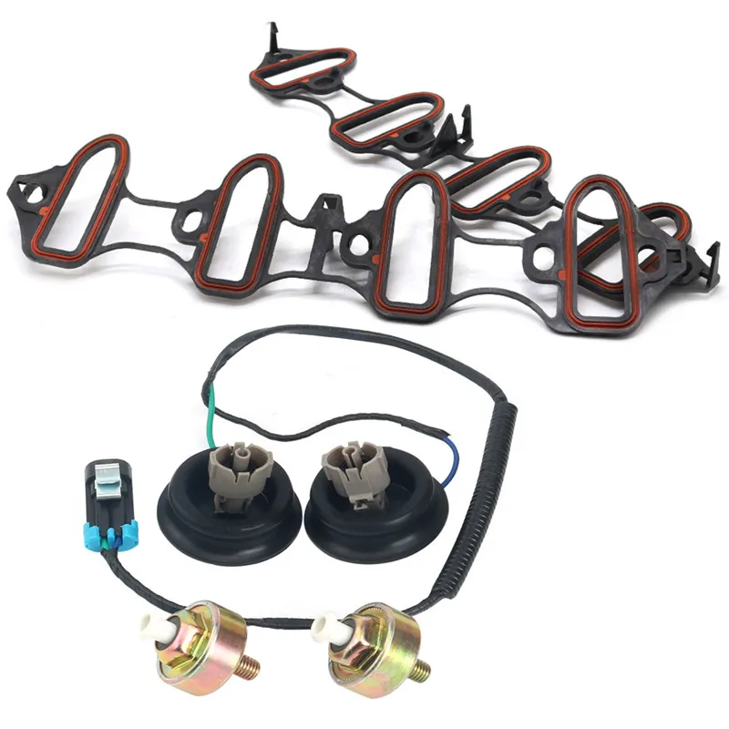 Intake Manifold Gasket Knock Sensor Harness Kit for Chevy for GMC Silverado - £65.41 GBP