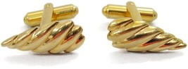 Drill Screw Thread Shaped 1/20 12Kt Yellow Gold Filled Cufflinks - £38.93 GBP