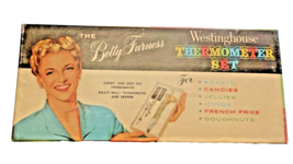 Thermometer Set Westinghouse Betty Furness in Box Cooking Candy Instruct... - £18.36 GBP