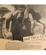 Johnny Belinda Movie Film 1948 Advertisement Jane Wyman Lew Ayres Cinema... - $41.13 CAD