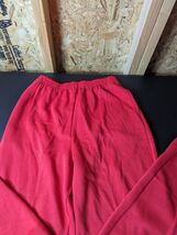 Westbound ladies large red polyester blend sweatpants - $14.85