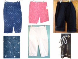 Croft &amp; Barrow Capri &amp; Mid Rise Pants &amp; Jeans  Sizes XS - Plus 3X  NWT$3... - $19.79+