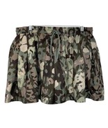 Adidas Womens Shorts Sz L Green Camo Lined High Waisted Running Activewe... - $14.80