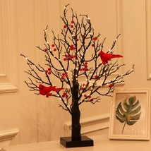 Christmas LED Bedroom Chinese Hawthorn Bird Tree Decorative Light Desktop Decora - £21.90 GBP