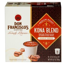 Don Francisco&#39;s Kona Blend Coffee 18 to 144 Keurig Kcups Pick Any Size Free Ship - £18.18 GBP+