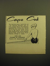 1958 Cape Cod Chamber of Commerce Advertisement - £14.78 GBP