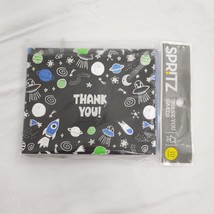 Thank You Cards Outer Space Party Planets Rocket 10 Count - £6.23 GBP