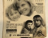 Disappearance Of Vonnie Tv Guide Print Ad Ann Jillian Joe Penny TPA11 - £4.67 GBP