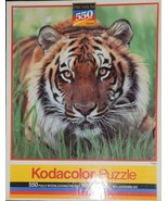  Vintage Kodacolor Tiger Puzzle 550 Fully Interlocking Pieces  - $18.71