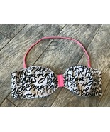 Victorias Secret Pink Bikini Swimsuit Top Medium Padded Spell Out Party ... - $14.21