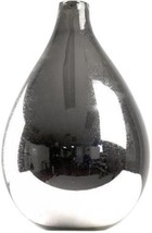 Vase Poseidon Large Mercury Silver Glass - £204.85 GBP
