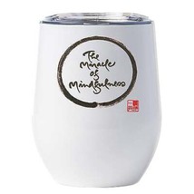 The Miracle Of Mindfulness Tumbler 12oz Thich Nhat Hanh Calligraphy Tea Cup Gift - $22.72