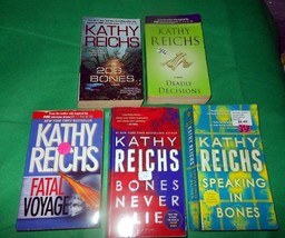 Lot of 5 Books Kathy Reichs Paperback Vintage 206 Fatal Voyage Dead Decisions - £13.18 GBP