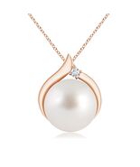 ANGARA South Sea Pearl Solitaire Pendant in 14K Solid Gold (Grade: AAA |... - $2,069.10
